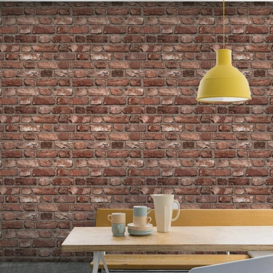 Rustic Brick Wallpaper - The Easy Way to Create a Characterful Feature Wall