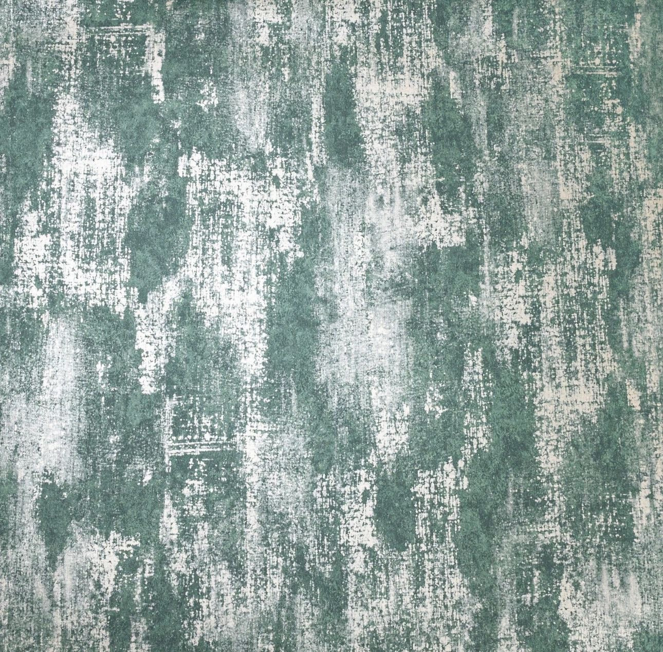 Green Copper Industrial Concrete Effect Wallpaper