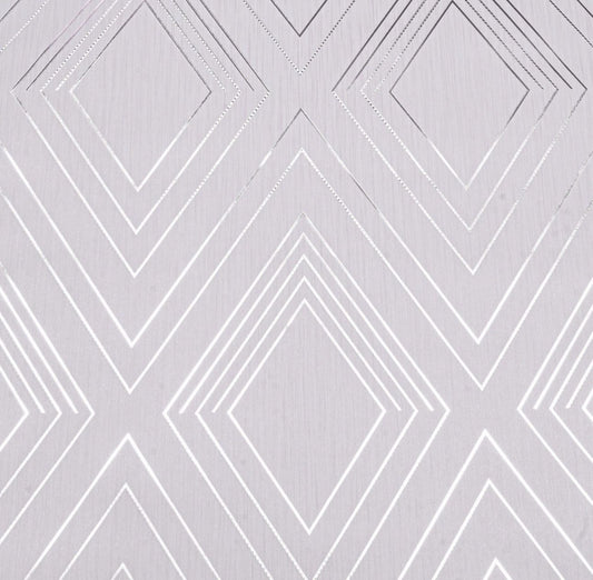 Lilac/Blush Geometric Textured Heavyweight Thick Vinyl Wallpaper