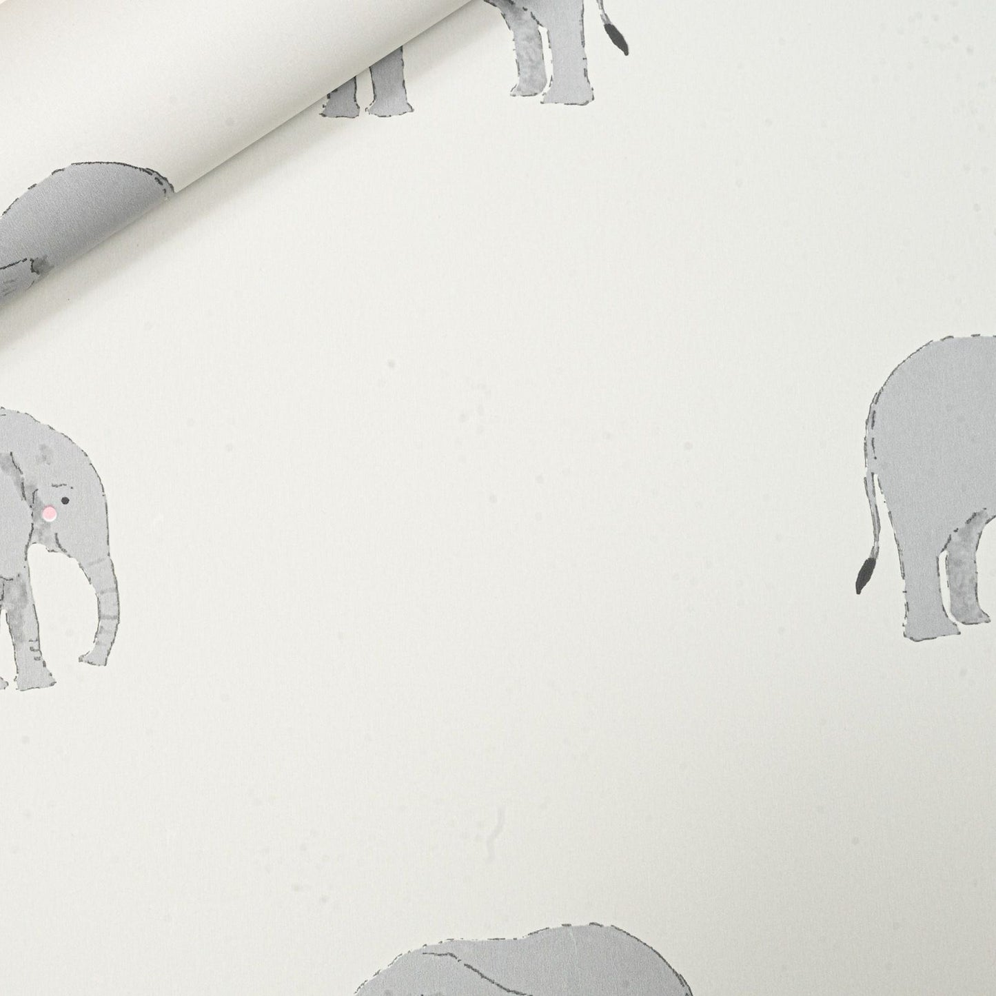 Kids Elephant Wallpaper Thick Heavy Weight Feature Wall