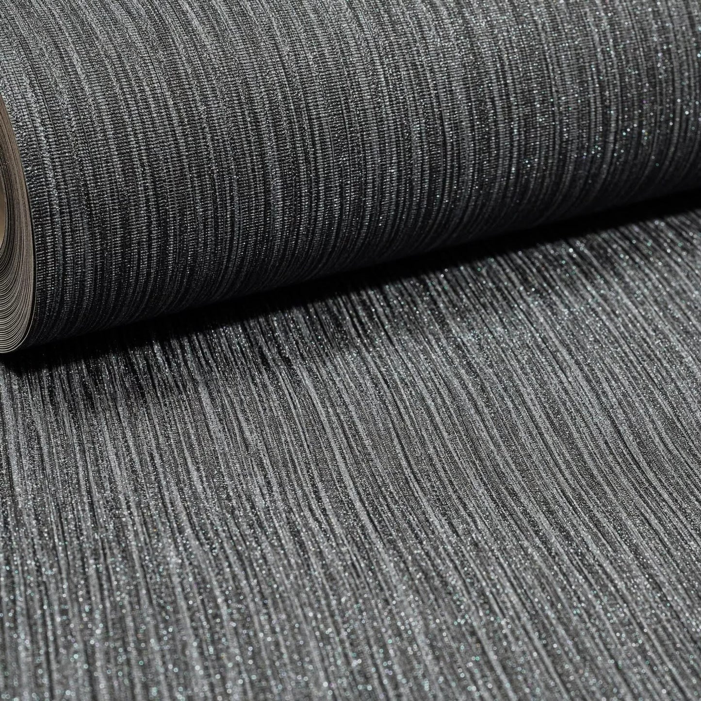 Black textured glitter wallpaper