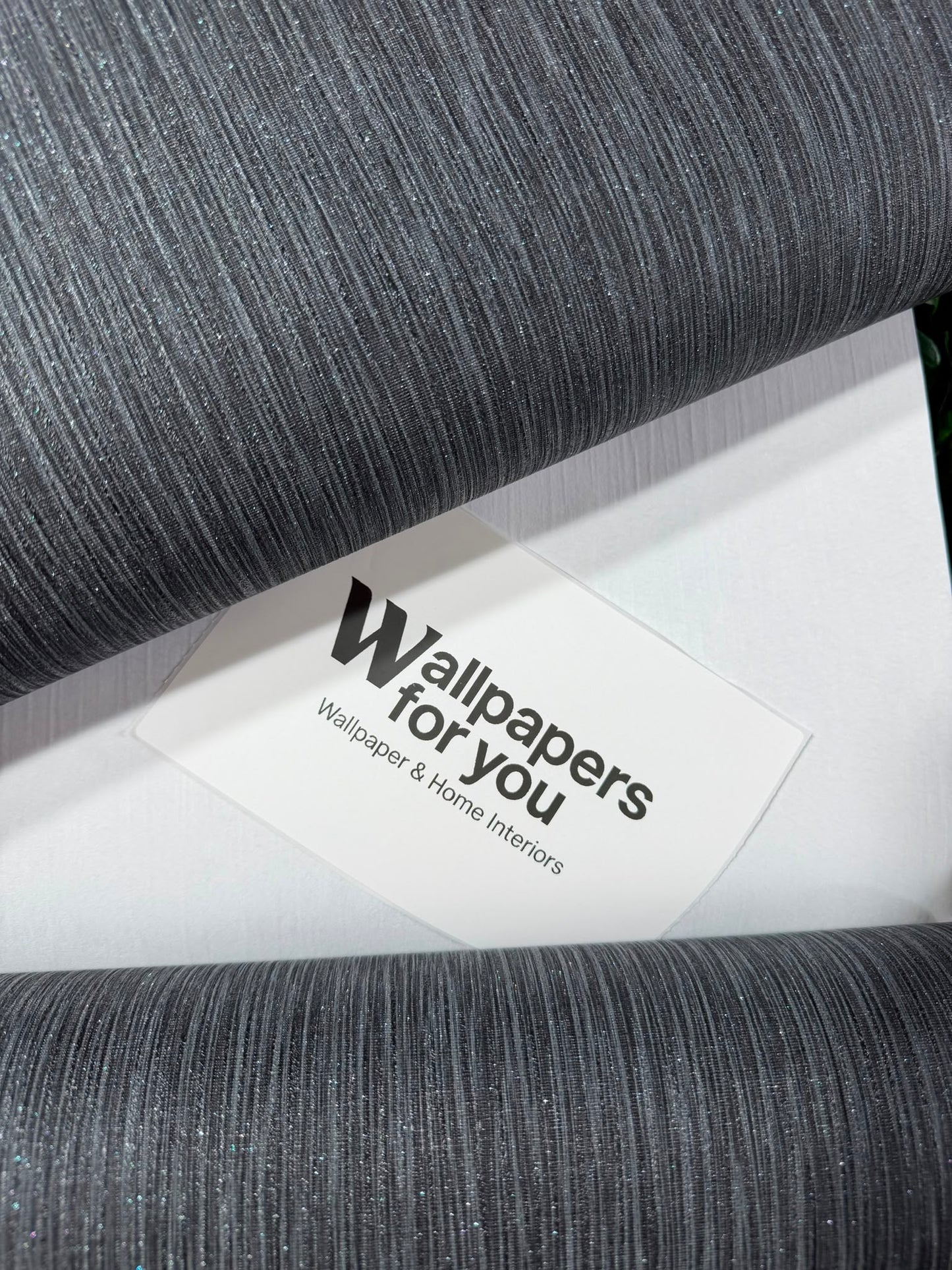 Black textured glitter wallpaper