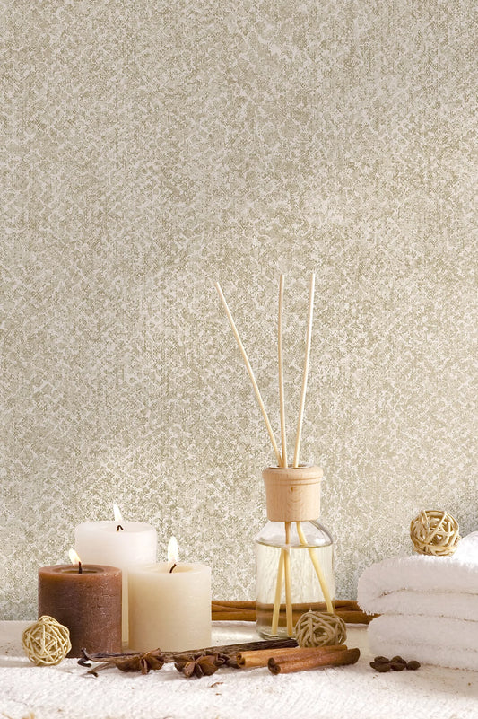 Boa Cream Animal Print Wallpaper