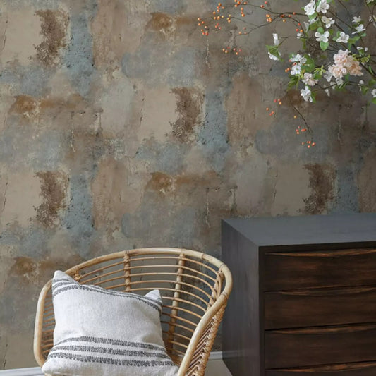 Brown Concrete Effect Wallpaper
