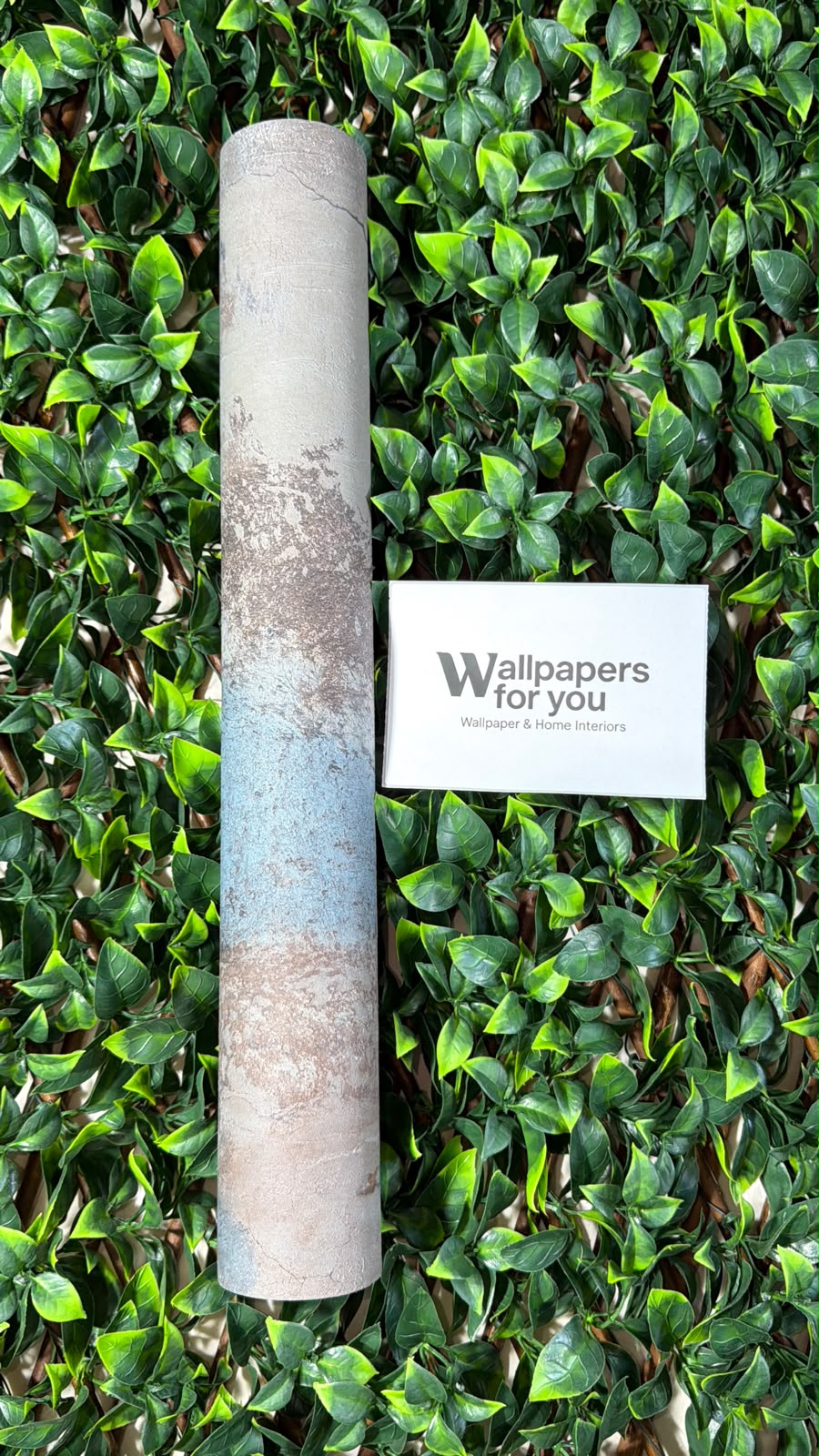 Brown Concrete Effect Wallpaper