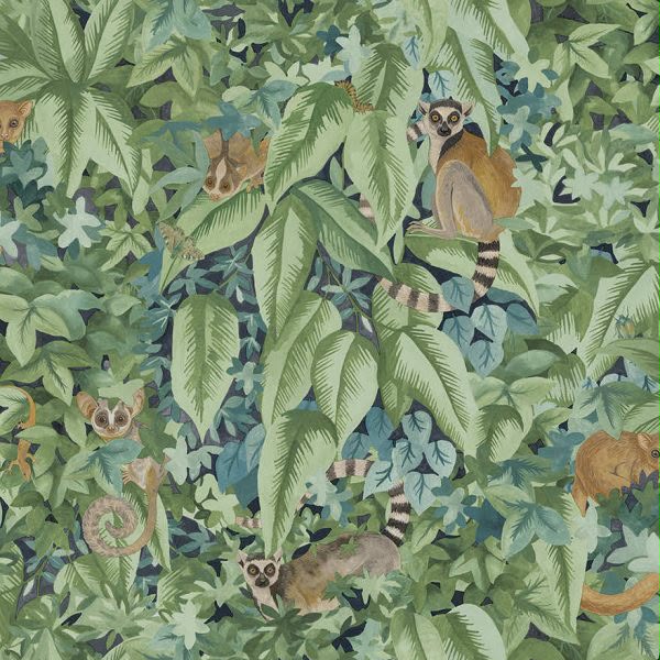 Comoros Aqua/Green Wallpaper