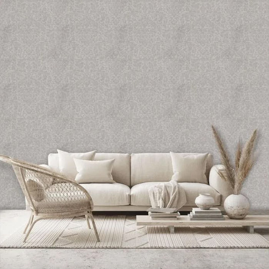 Damask Mist Wallpaper