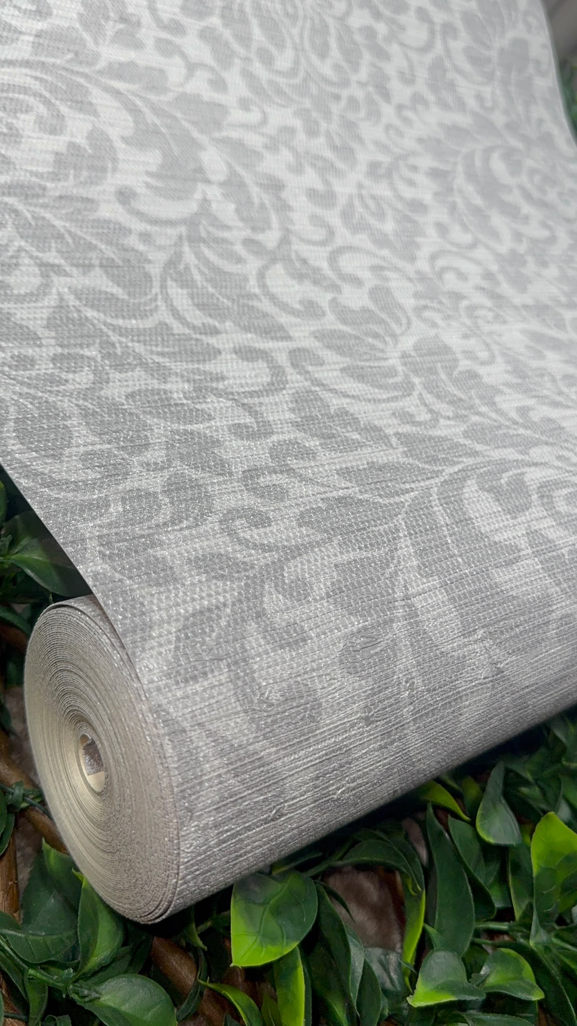 Damask Mist Wallpaper