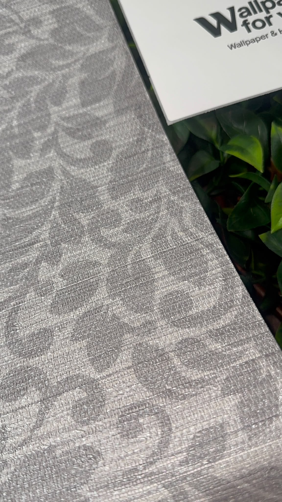 Damask Mist Wallpaper