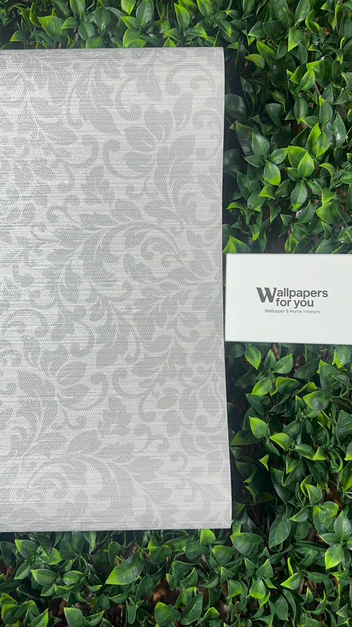 Damask Mist Wallpaper
