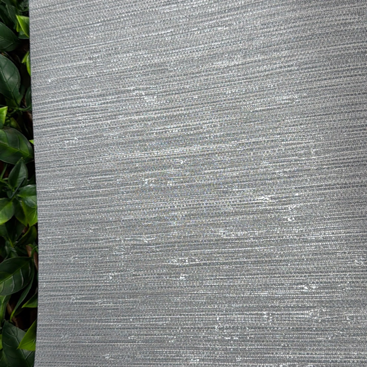 Grey Blue Mix Textured Vinyl Wallpaper