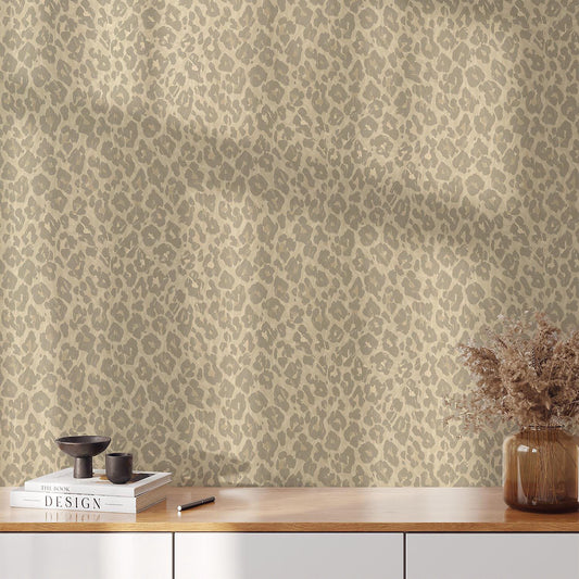 Leopard Print Champagne wallpaper