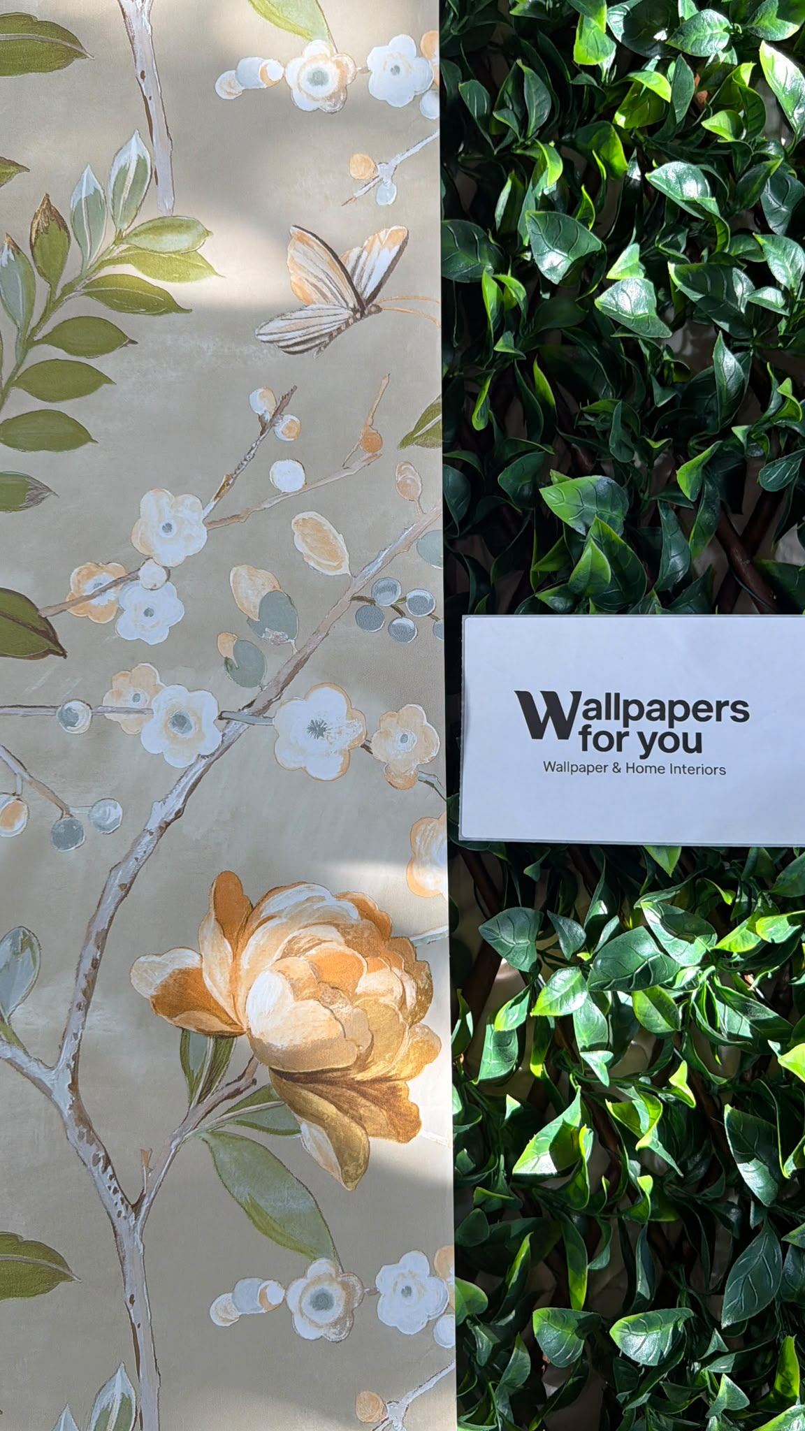 Lola Yellow Floral Wallpaper
