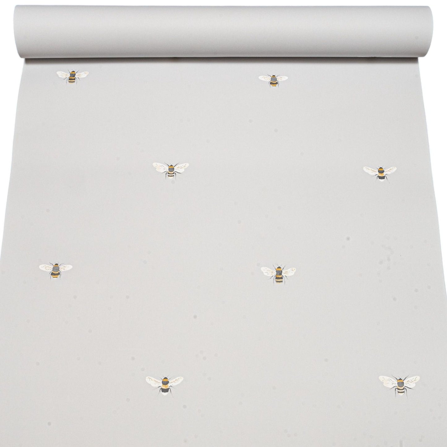 Plain Grey Bee Wallpaper