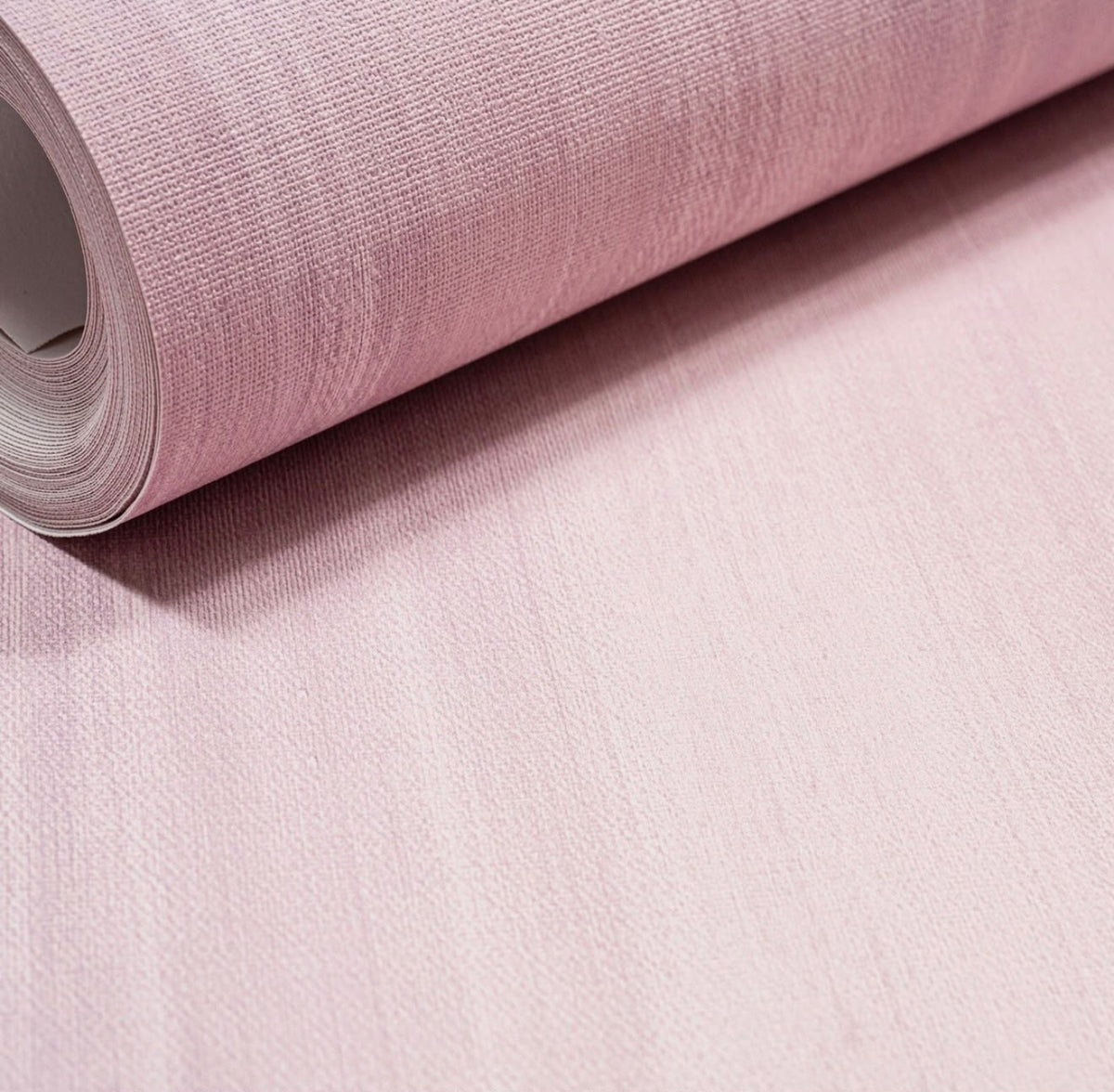 Pink Linen Effect Wallpaper