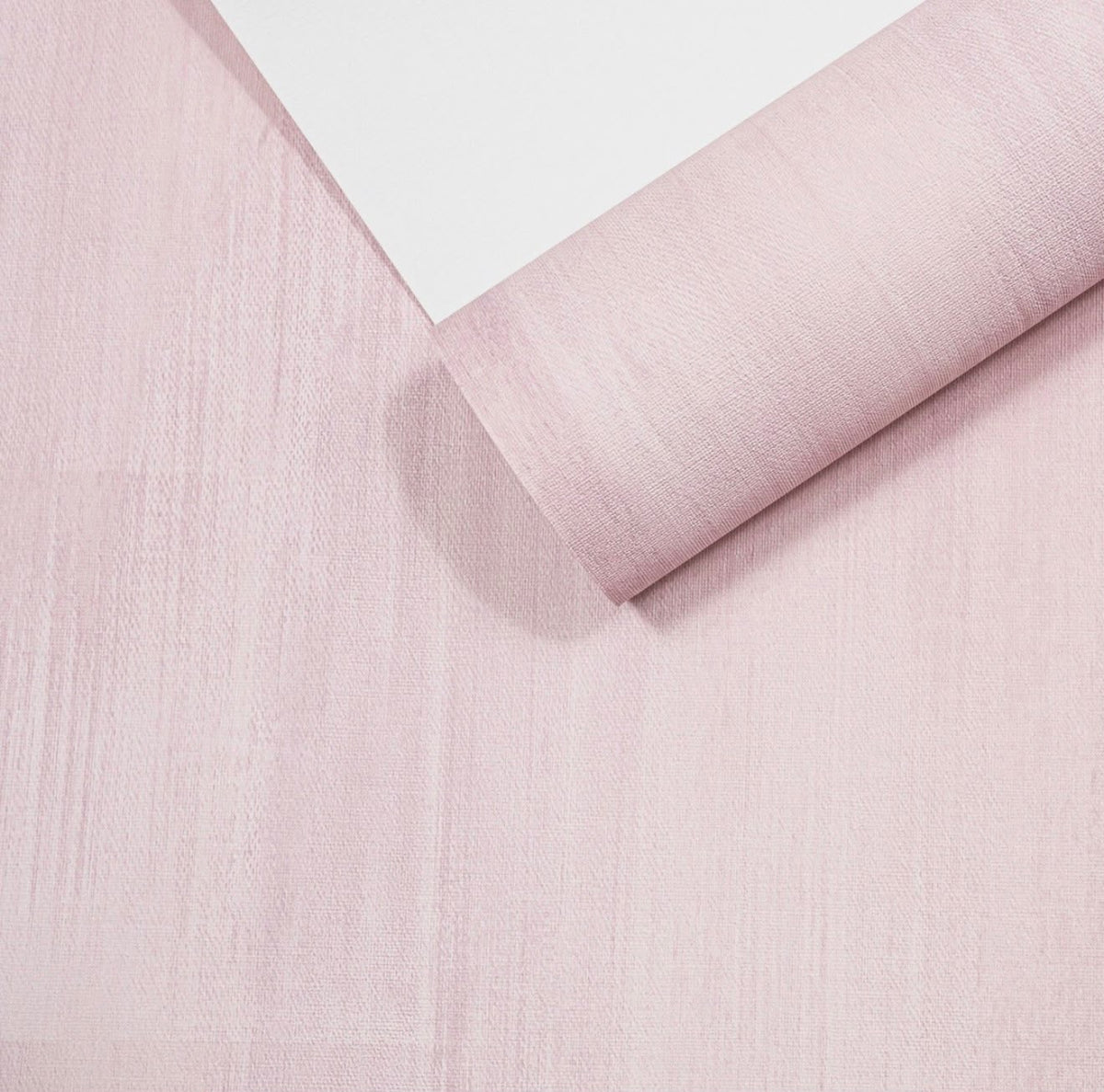 Pink Linen Effect Wallpaper