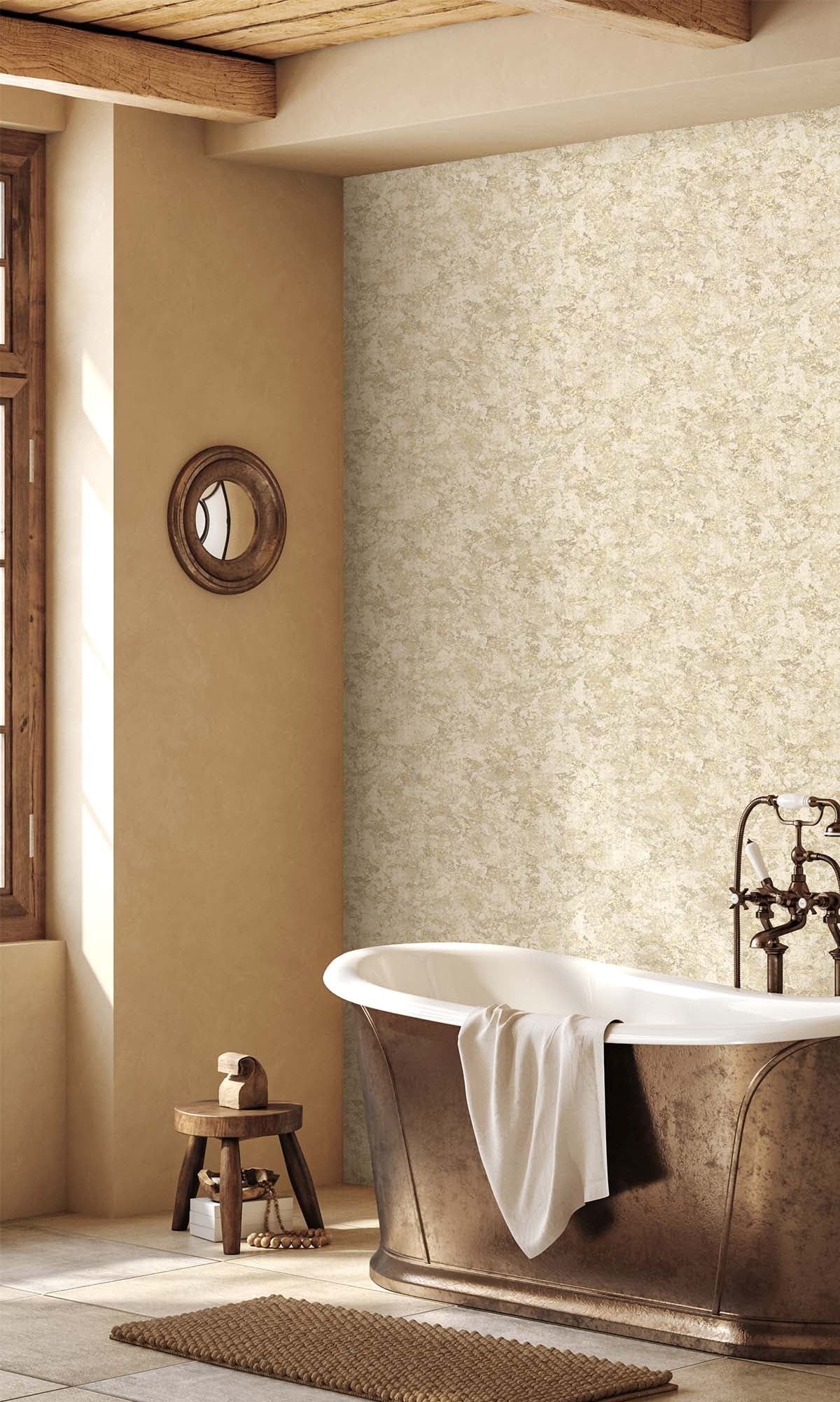 Pyrite Cream Wallpaper