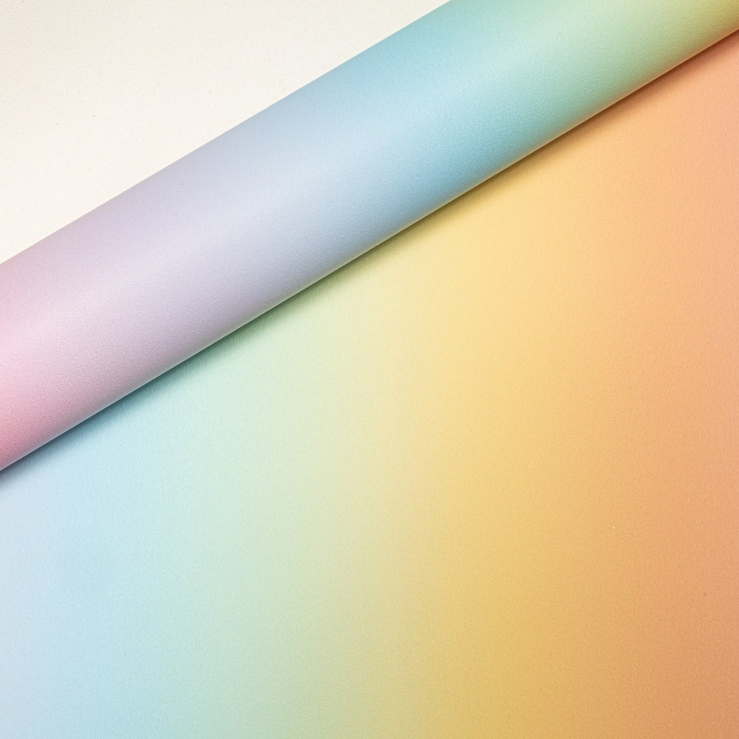 Kids Rainbow Stripe Wallpaper Pink Yellow Green Orange Feature Wall