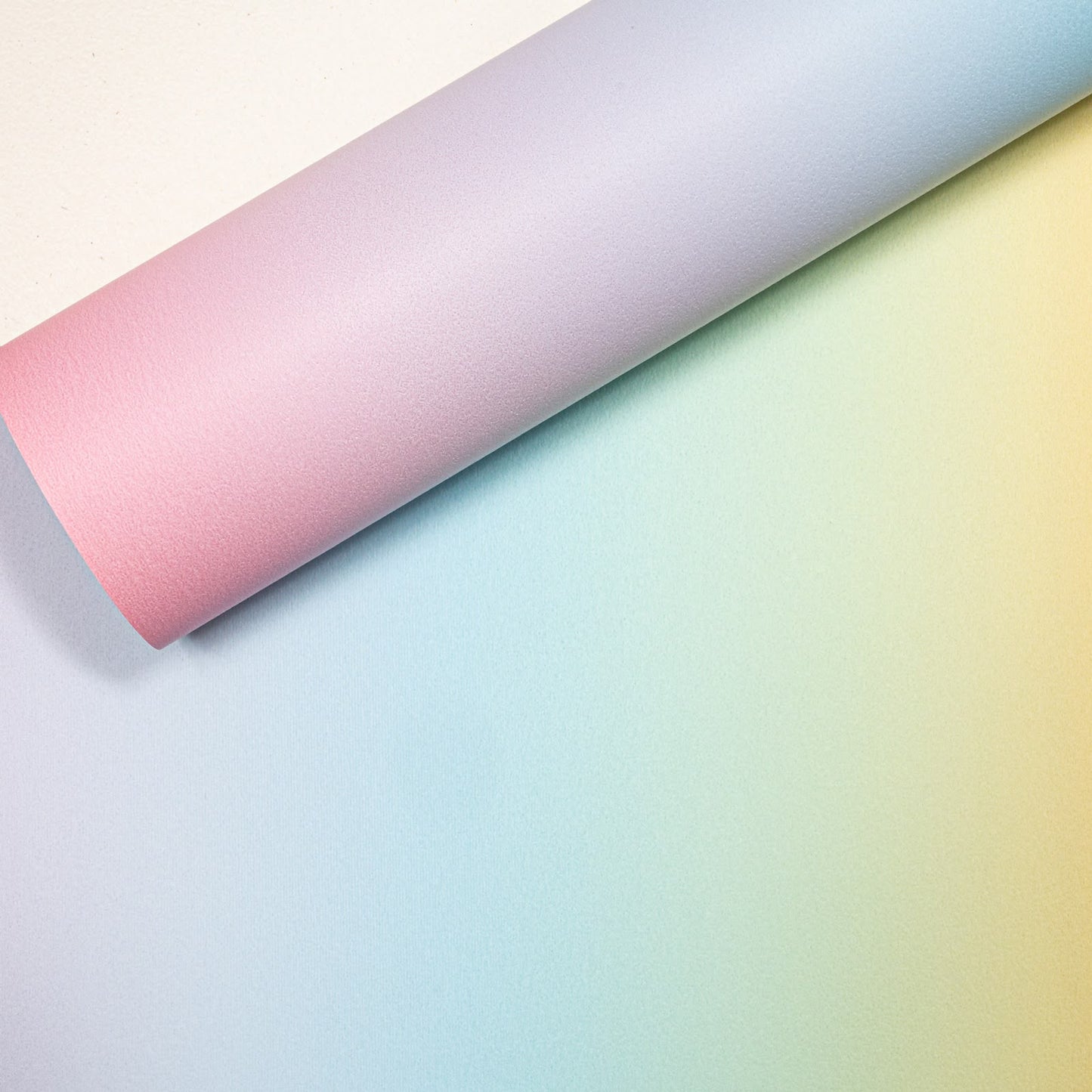 Kids Rainbow Stripe Wallpaper Pink Yellow Green Orange Feature Wall