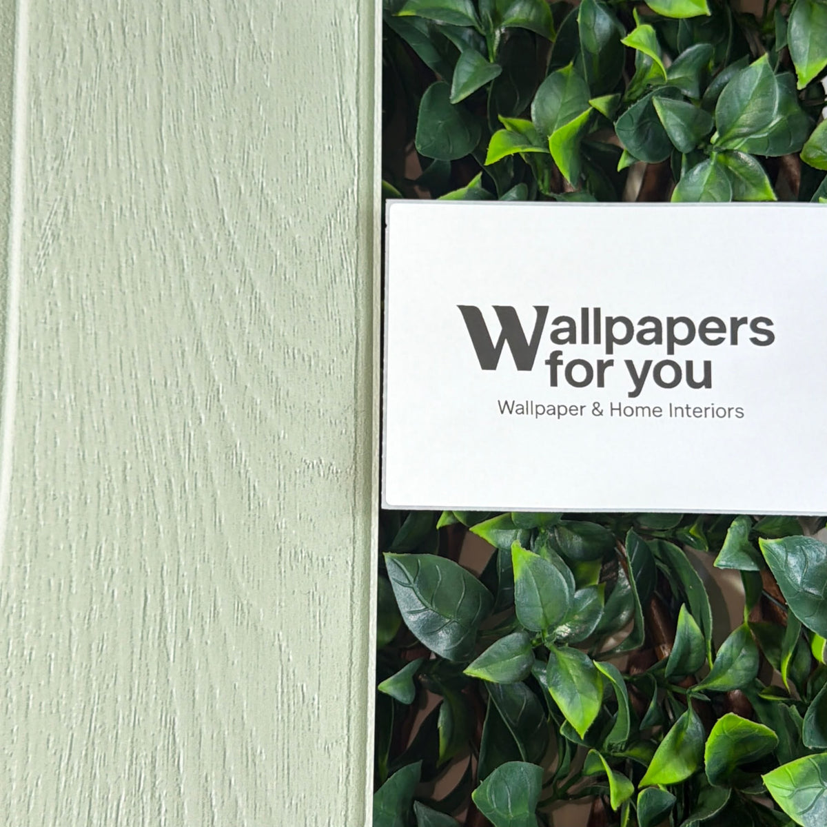 Tongue & Groove Effect Wallpaper - Sage