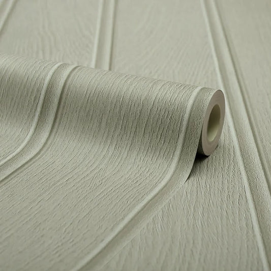 Tongue & Groove Effect Wallpaper - Sage