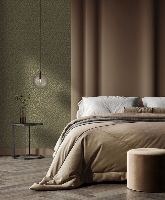 Sunda Green Leopard Wallpaper