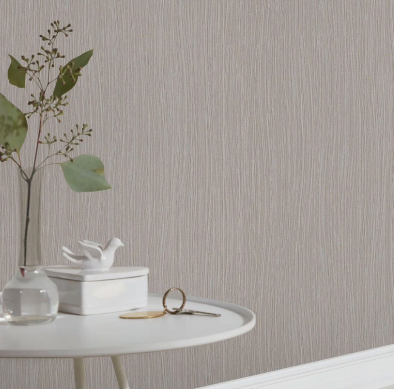 Taupe Textured Shimmer Wallpaper
