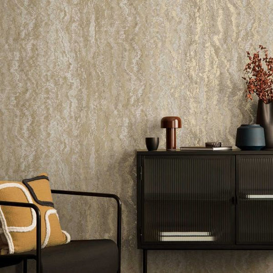 Tinos Textured Wallpaper - Taupe