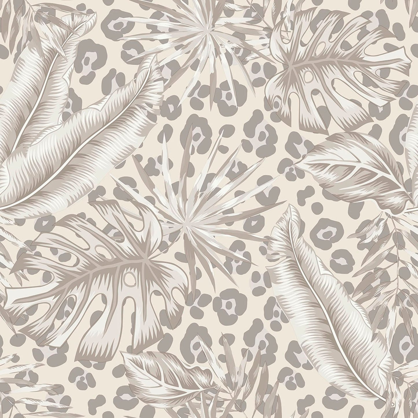 Tropical Leopard - Beige