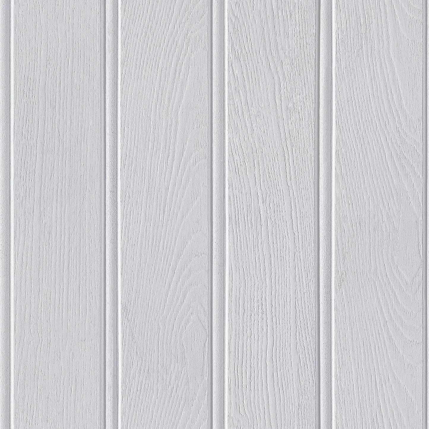 Tongue & Groove Effect Wallpaper - Grey