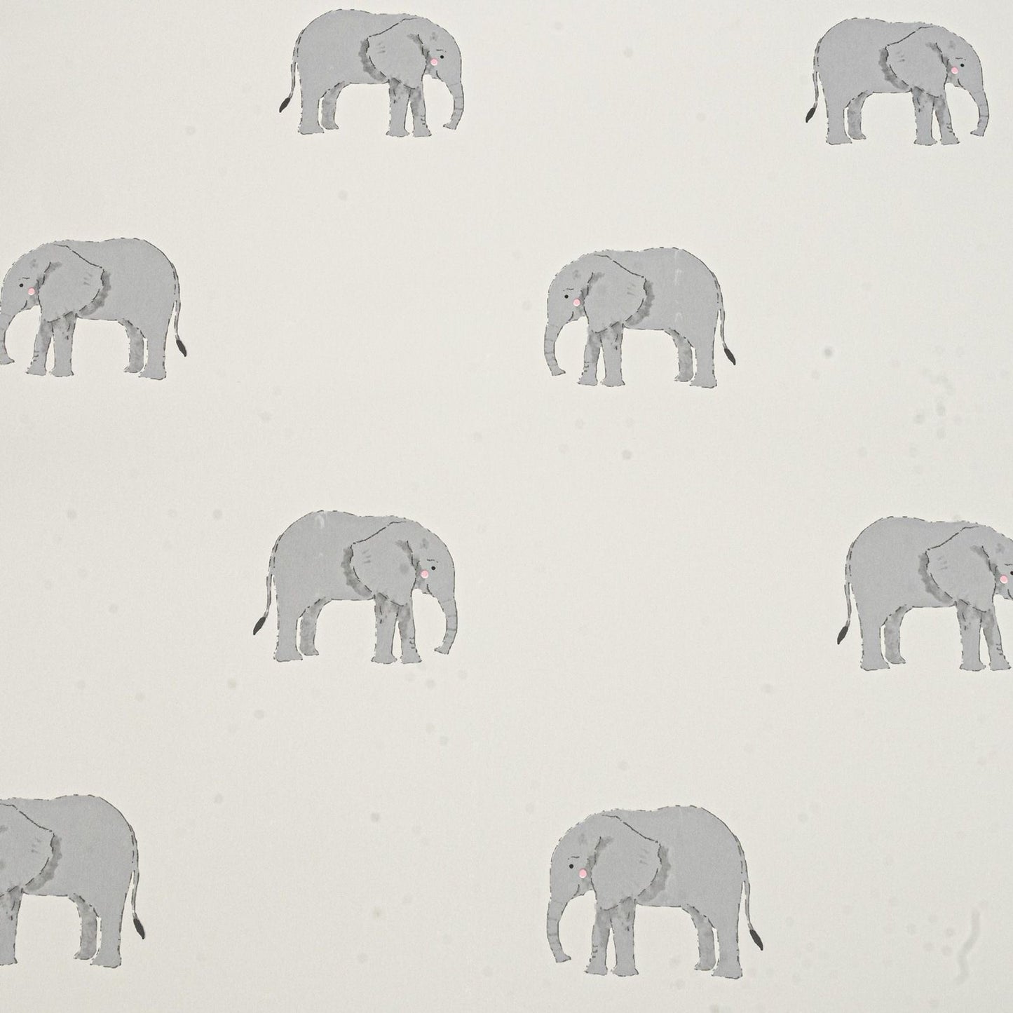 Kids Elephant Wallpaper Thick Heavy Weight Feature Wall