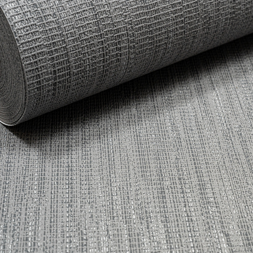 Charcoal Grey Metallic Silver Shimmer Mix
