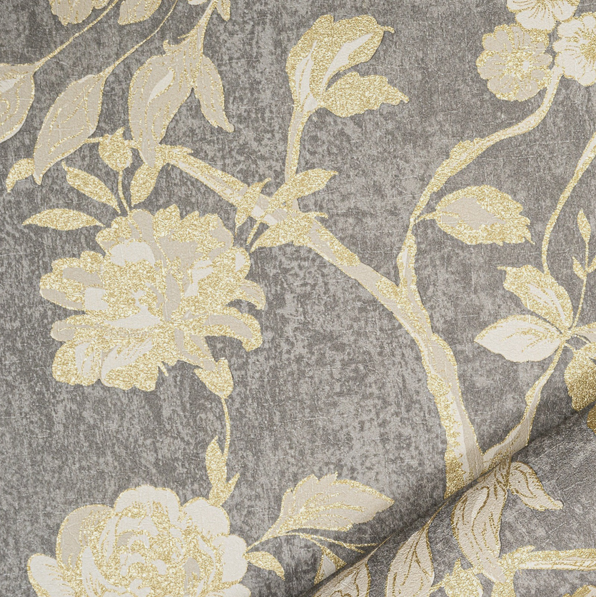 Paradise Birds Wallpaper - Gold Print